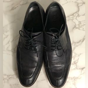 Cole Haan Men’s Black Leather Nike Air Oxford Dress Shoes sz 9
